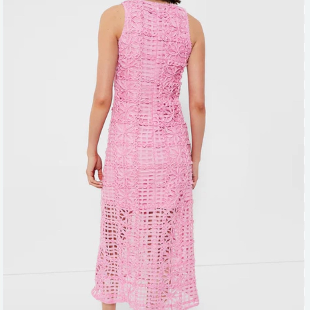 Endless Rose Pink Crochet Maxi Dress - Picture 2 of 5